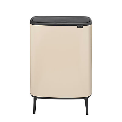 BO SOFT BEIGE HI DOKUNMATİK ÇÖP KUTUSU 60L - 1