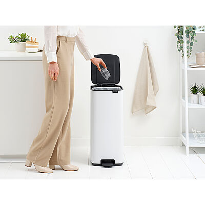 BO WHITE PEDALLI ÇÖP KUTUSU 30L - 5