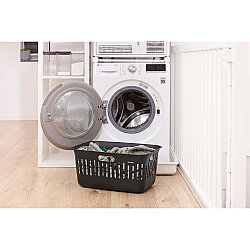COLLECT-IT BLACK PLASTİK ÇAMAŞIR SEPETİ 40L - 3