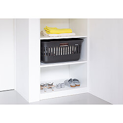COLLECT-IT BLACK PLASTİK ÇAMAŞIR SEPETİ 40L - 5