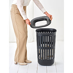 COLLECT-IT BLACK PLASTİK ÇAMAŞIR SEPETİ 55L - 4