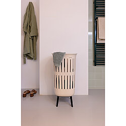 COLLECT-IT HI SOFT BEIGE PLASTİK ÇAMAŞIR SEPETİ 55L - 4