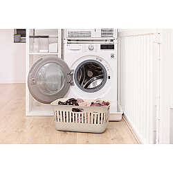 COLLECT-IT SOFT BEIGE PLASTİK ÇAMAŞIR SEPETİ 40L - 5