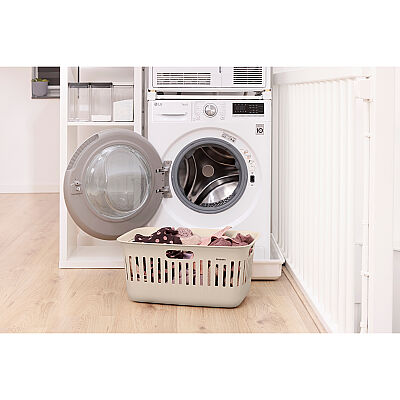 COLLECT-IT SOFT BEIGE PLASTİK ÇAMAŞIR SEPETİ 40L - 5