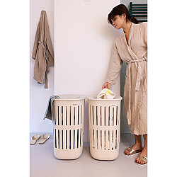 COLLECT-IT SOFT BEIGE PLASTİK ÇAMAŞIR SEPETİ 55L - 3