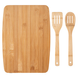 3lü Bambu Kesme Tahtası 32.5x23x1cm - Tantitoni