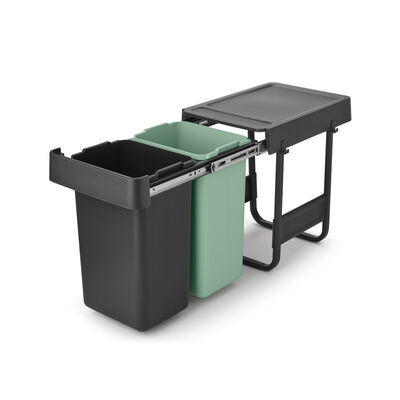 DARK GREY SORT&GO BUILT–IN BIN ÇÖP KUTUSU 2X15L
