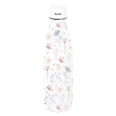 DESENLİ PASLANMAZ ÇELİK SU ŞİŞESİ 1L - 1