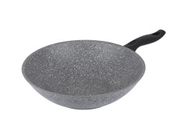 GRANITTE GRİ GRANİT WOK TAVA 28CM - Tantitoni