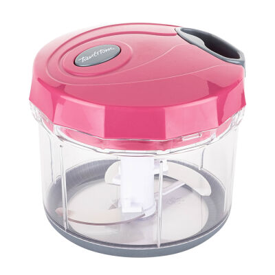 GRİ PEMBE BÜYÜK PRATİK DOĞRAYICI VE ÇIRPICI 1000ML - 1