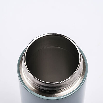 GRİ ÇİFT KATMANLI PASLANMAZ ÇELİK TERMOS 450ML - 3