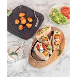 GRİ SİLİKON AIRFRYER PİŞİRME MATI - 4