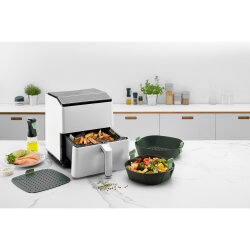 GRİ SİLİKON AIRFRYER PİŞİRME MATI - 5