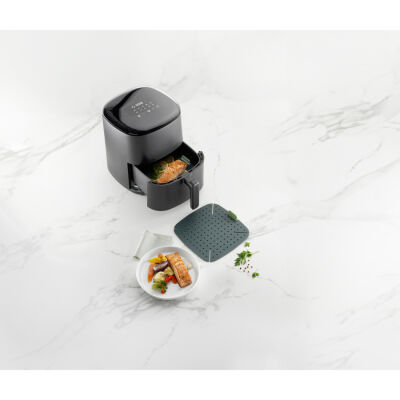 GRİ SİLİKON AIRFRYER PİŞİRME MATI - 3