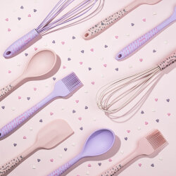 KALP DESENLİ SİLİKON PEMBE 4LÜ BÜYÜK HAZIRLIK SETİ - TANTİTONİ (1)