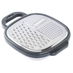 KAPAKLI DÜZ PASLANMAZ ÇELİK HAZNELİ RENDE - 3