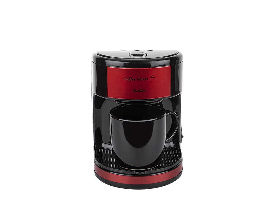 KIRMIZI FİLTRE KAHVE MAKİNESİ (0.3L) KÜÇÜK ELEKTRİKLİ EV ALETLERİ