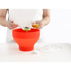 KIRMIZI SİLİKON MİKRODALGA PATLAMIŞ MISIR YAPMA APARATI - 4