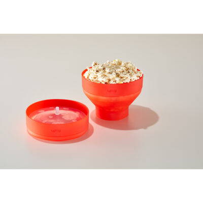 KIRMIZI SİLİKON MİKRODALGA PATLAMIŞ MISIR YAPMA APARATI - 6