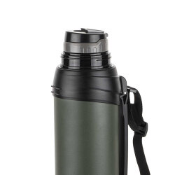 KOYU YEŞİL PASLANMAZ ÇELİK TUTACAKLI TERMOS 2.5LT KAPAĞI - TANTİTONİ (1)