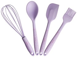 LOVE YAZILI SİLİKON MOR 4LÜ BÜYÜK HAZIRLIK SETİ - TANTİTONİ