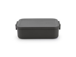 MAKE TAKE DARK GREY PLASTİK ORTA BOY YEMEK TAŞIMA KABI 1.1L - Brabantia