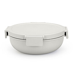 MAKE TAKE LIGHT GREY PLASTİK BÖLMELİ YEMEK TAŞIMA TABAĞI 1.3L - Brabantia