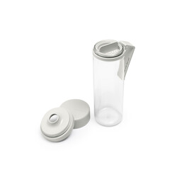 MAKE TAKE LIGHT GREY SÜZGEÇLİ PLASTİK SU ŞİŞESİ 500ML - 3