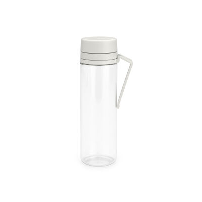 MAKE TAKE LIGHT GREY SÜZGEÇLİ PLASTİK SU ŞİŞESİ 500ML - 1