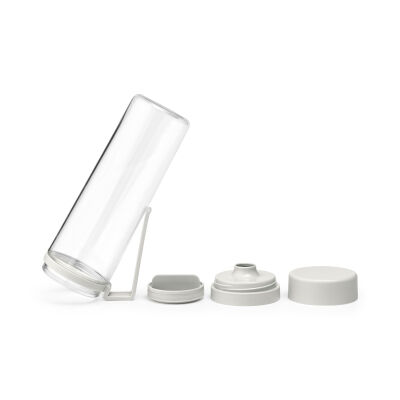 MAKE TAKE LIGHT GREY SÜZGEÇLİ PLASTİK SU ŞİŞESİ 500ML - 4