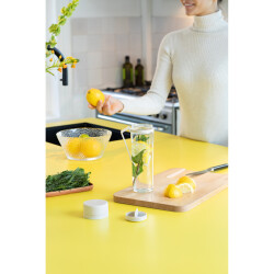 MAKE TAKE LIGHT GREY SÜZGEÇLİ PLASTİK SU ŞİŞESİ 500ML - 5