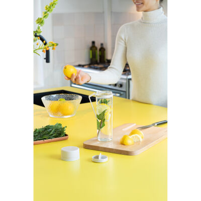 MAKE TAKE LIGHT GREY SÜZGEÇLİ PLASTİK SU ŞİŞESİ 500ML - 5