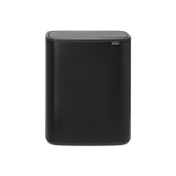 BO MATT BLACK DOKUNMATİK ÇÖP KUTUSU 60L - 1