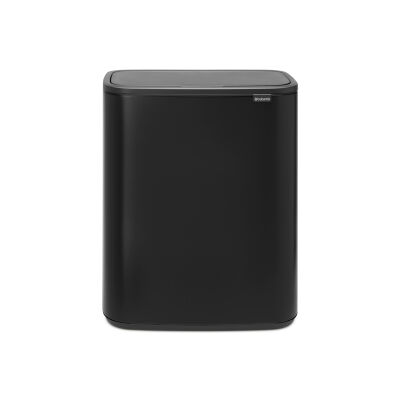 BO MATT BLACK DOKUNMATİK ÇÖP KUTUSU 60L - 1