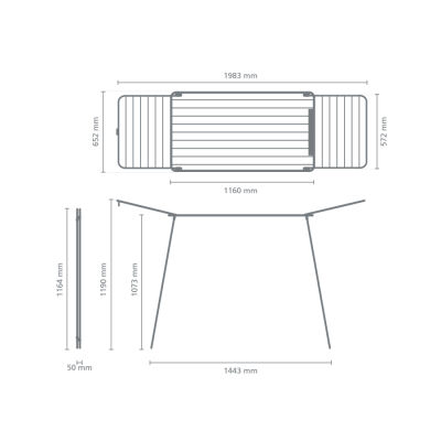 MATT BLACK HANGON TOO ÇAMAŞIR KURUTMA ASKISI-22 METRE - 6