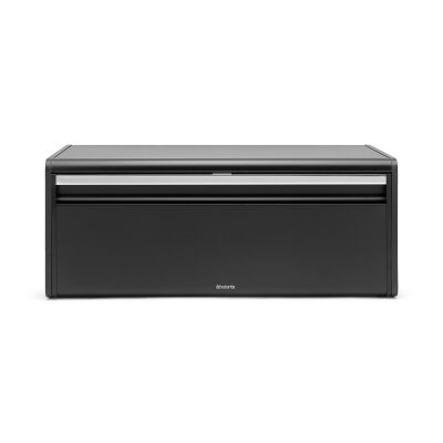 MATT BLACK KÖŞELİ EKMEK KUTUSU - 1