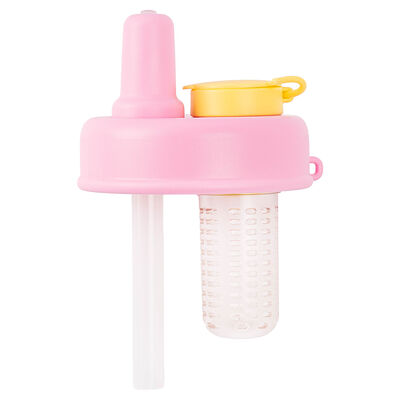 MAVİ 2Sİ 1 ARADA KAPAKLI TERMOS BARDAK 480ML - 6