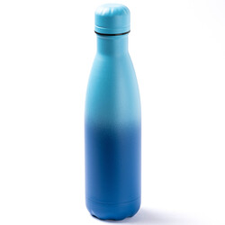 MAVİ LACİVERT GEÇİŞLİ PASLANMAZ ÇELİK ŞİŞE TERMOS 500ML - Tantitoni