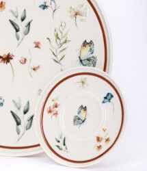 MAXX DORIA BUTTERFLY 6 KİŞİLİK 28 PARÇA KAHVALTI TAKIMI - 2