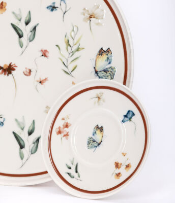 MAXX DORIA BUTTERFLY 6 KİŞİLİK 28 PARÇA KAHVALTI TAKIMI - 2
