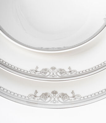 MAXX DORIA PALACE SILVER NAGI 12 KİŞİLİK 72 PARÇA YEMEK TAKIMI - 2