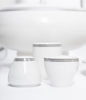 MAXX DORIA PALACE SILVER PAISLEY 12 KİŞİLİK 72 PARÇA YEMEK TAKIMI - 3