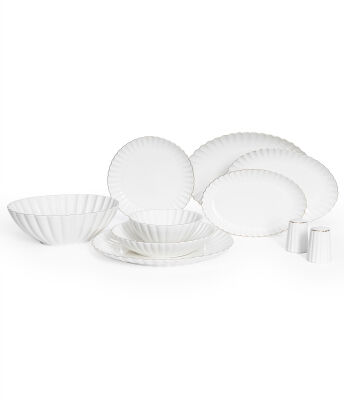 MAXX DORIA PARTHENON GOLD 12 KİŞİLİK 58 PARÇA YEMEK TAKIMI - 1