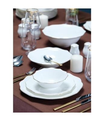 MAXX DORIA STAR GOLD 12 KİŞİLİK 60 PARÇA YEMEK TAKIMI - 2