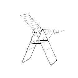 METALİK GRİ ÇAMAŞIR ASKISI - 1