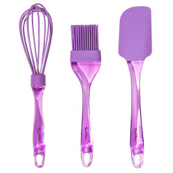MOR RENKLİ SİLİKON 3LÜ HAZIRLIK SETİ - TANTİTONİ
