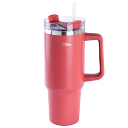 MOVE KIRMIZI PASLANMAZ ÇELİK PİPETLİ TERMOS BARDAK 1.2L - TANTİTONİ