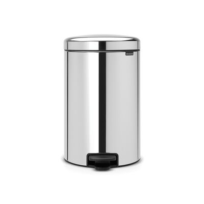 NEWICON BRILLANT STEEL PEDALLI ÇÖP KUTUSU 20L - 1