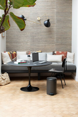 NEWICON CONFIDENT GREY PEDALLI ÇÖP KUTUSU 12L - 2