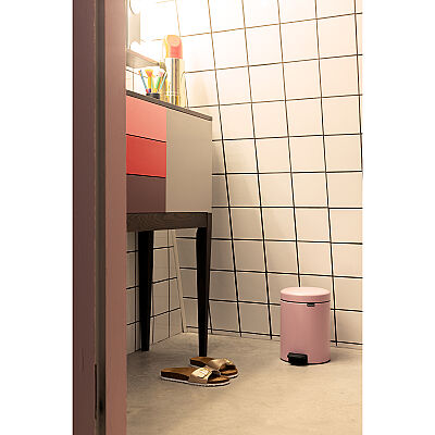 NEWICON LILAC PINK PEDALLI ÇÖP KUTUSU 5L - 2